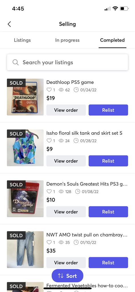 can you sell replicas on mercari